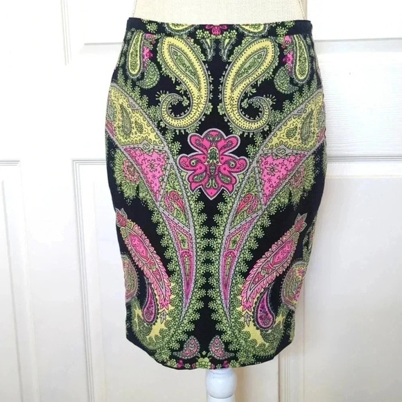 INC International Concepts Paisley Skirt - Picture 1 of 4